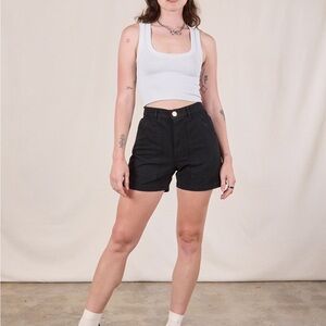 Big Bud Press High Waist Black Women's Shorts